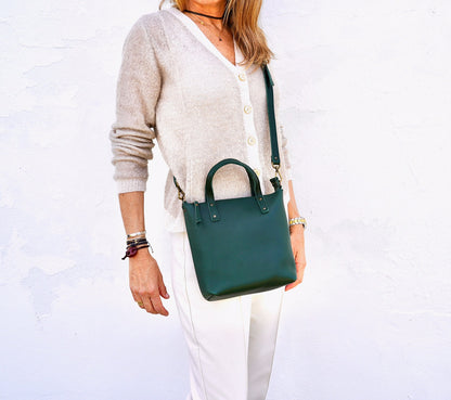 SUN - Leather Crossbody Bag