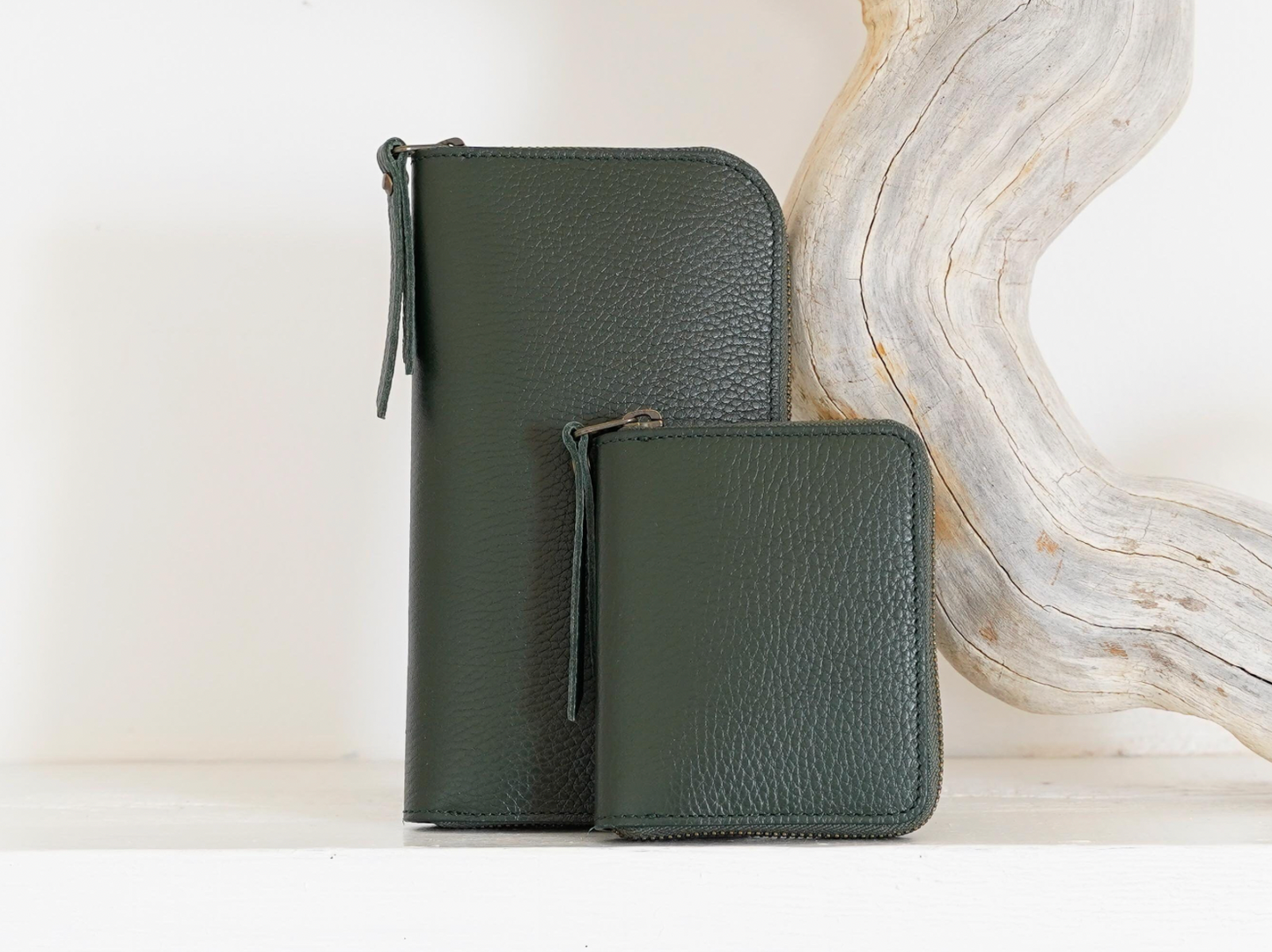 Leather Zip Wallet