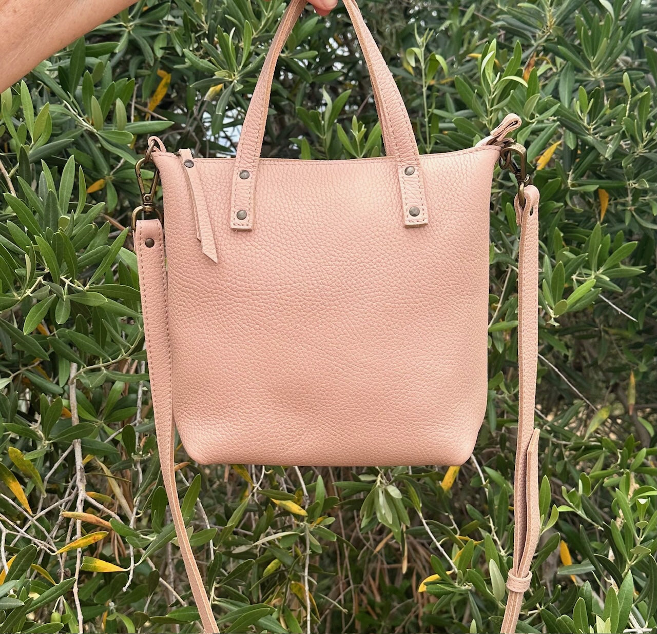 SUN - Leather Crossbody Bag