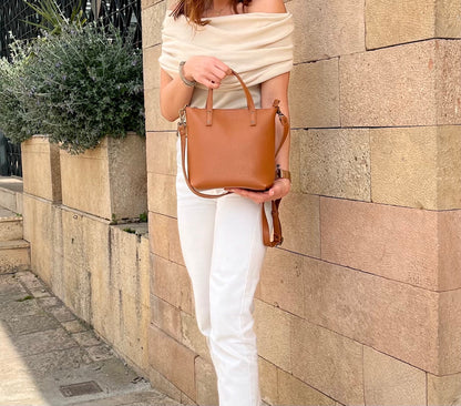 SUN - Leather Crossbody Bag