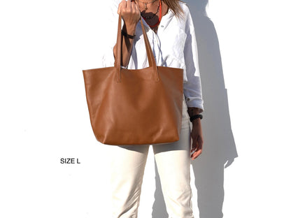 CLOUD OSLO - Leather Tote Bag